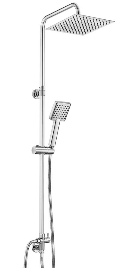 AR Efes İnce Banyo Kare Takım Duş Kolonu Tepe Duş Seti 102158050
