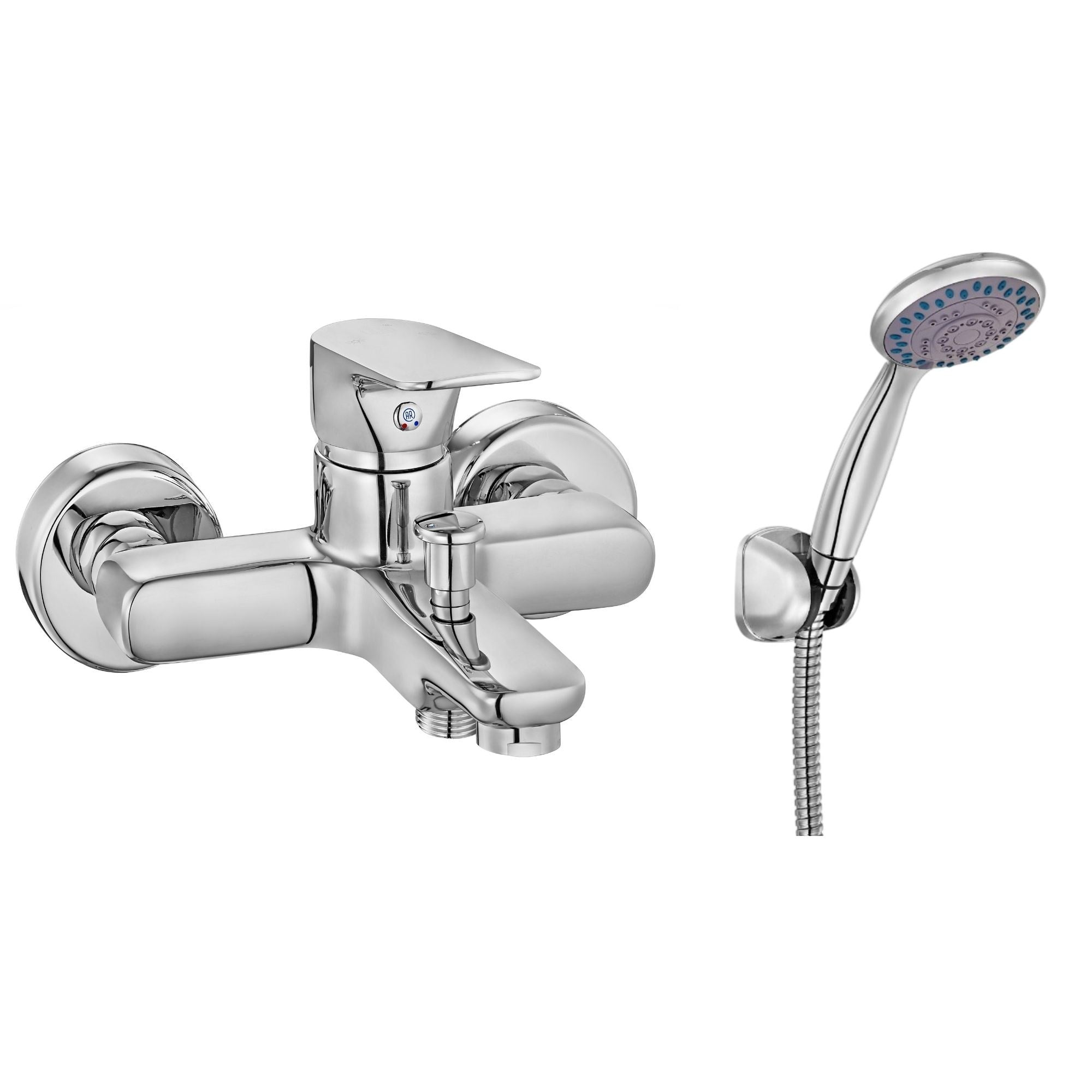 AR Fia Banyo Bataryası 102102462 + AR Dore Mafsallı Duş Seti Banyo Üst Takımı Dört Fonksiyonlu 102117358