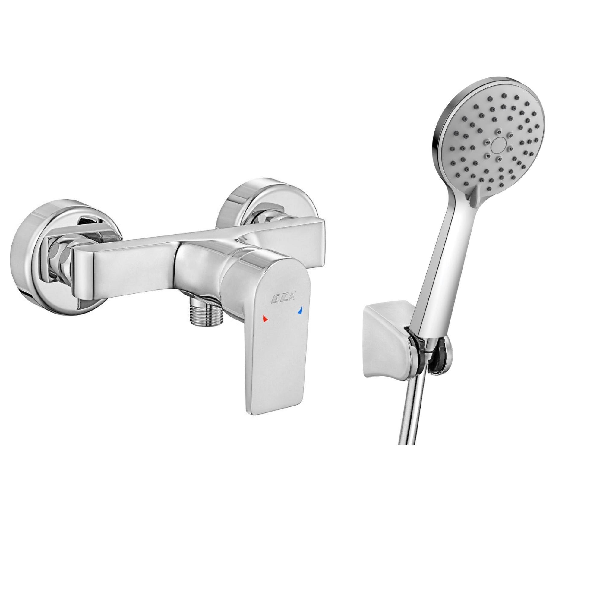 ECA Dalia Duş Bataryası + ECA Niobe Mafsallı Duş Seti Banyo Üst Takımı