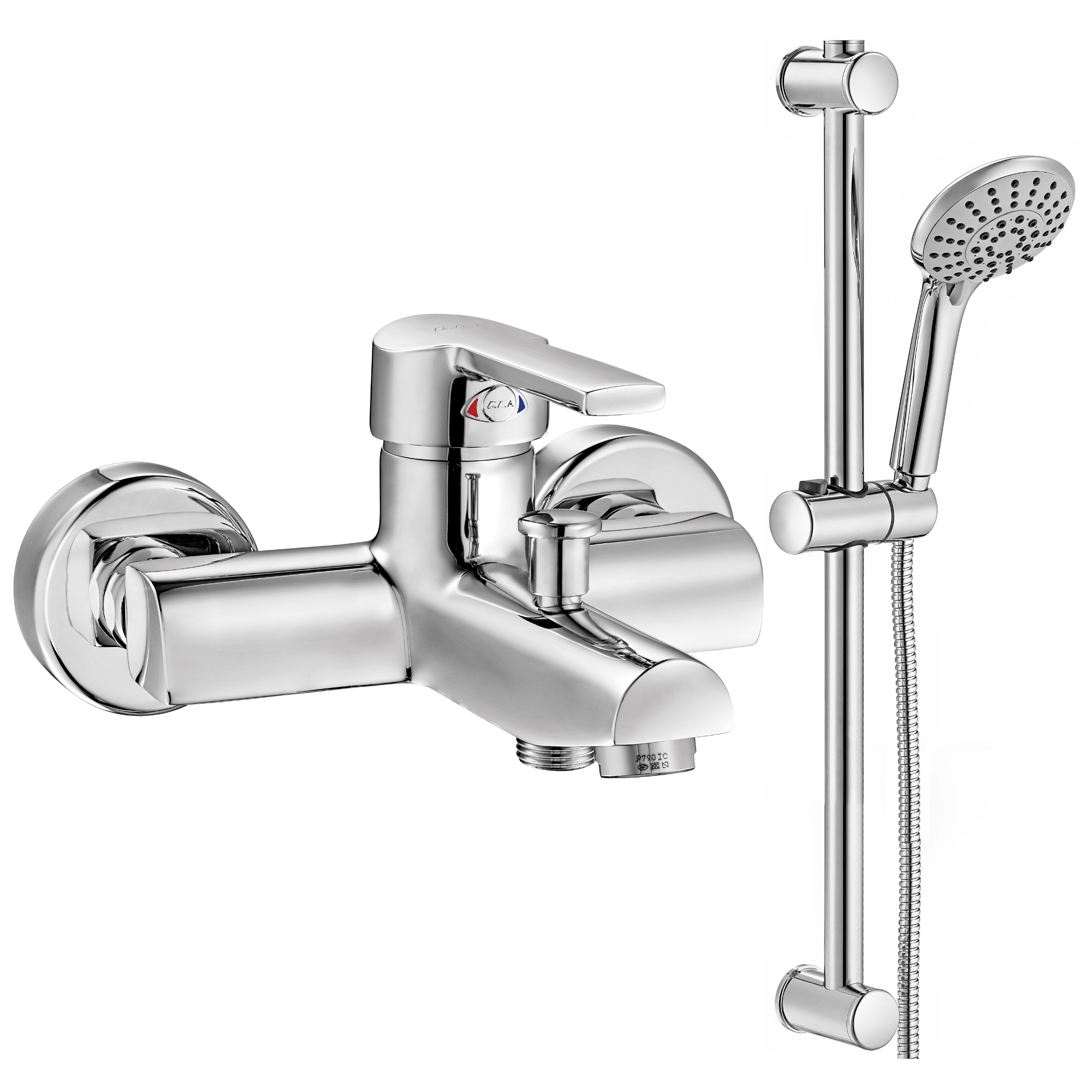 ECA Delta Banyo Bataryası + ECA Logica Sürgülü Duş Seti Üst Takımı