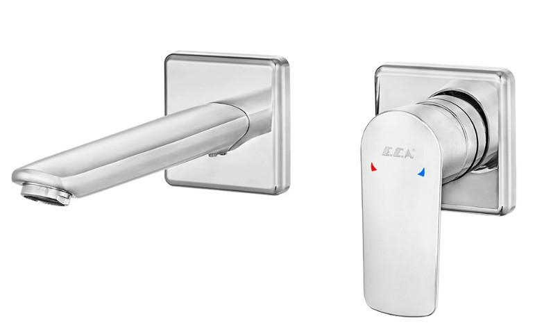 ECA Lia Ankastre Lavabo Bataryası Sıva Üstü Çift Rozet 102167620-KK