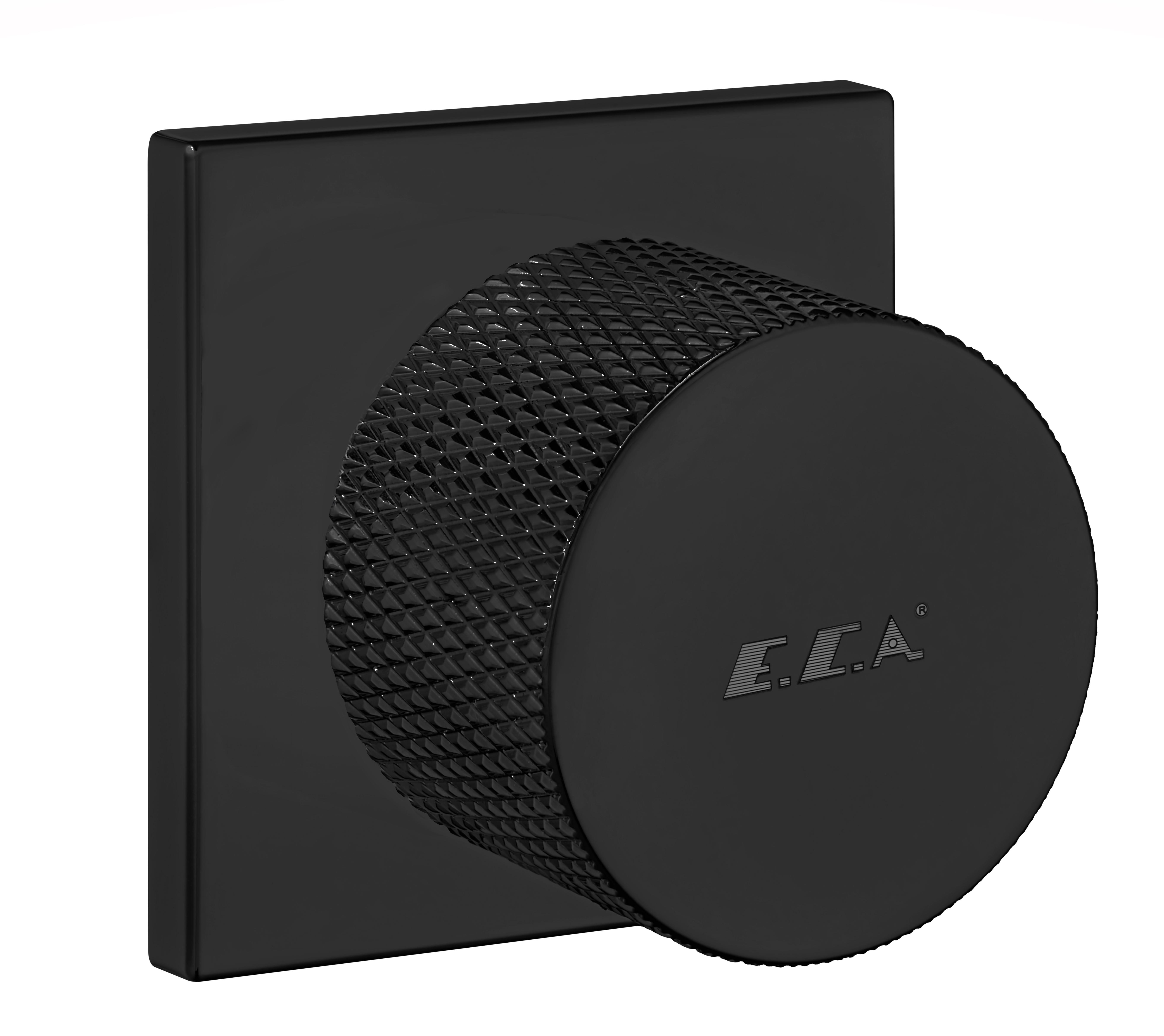 ECA Life Ankastre Ara Kesme Valfi 1/2 Mat Siyah Renkli 102151777C1