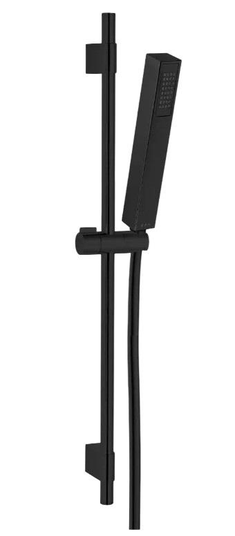 ECA Life Banyo Hareketli Sürgülü Duş Seti Üst Takımı Mat Siyah Renkli 102146777C1