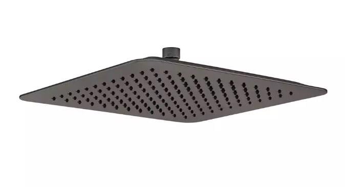ECA Life Banyo Kare Duş Başlığı Mat Antrasit Renkli 25x25 102145778C5