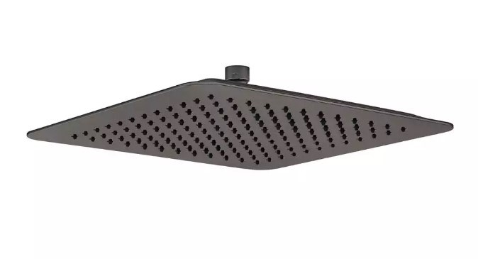 ECA Life Banyo Kare Duş Başlığı Mat Antrasit Renkli 25x25 102145778C5