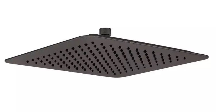ECA Life Banyo Kare Duş Başlığı Mat Antrasit Renkli 30x30 102145777C5