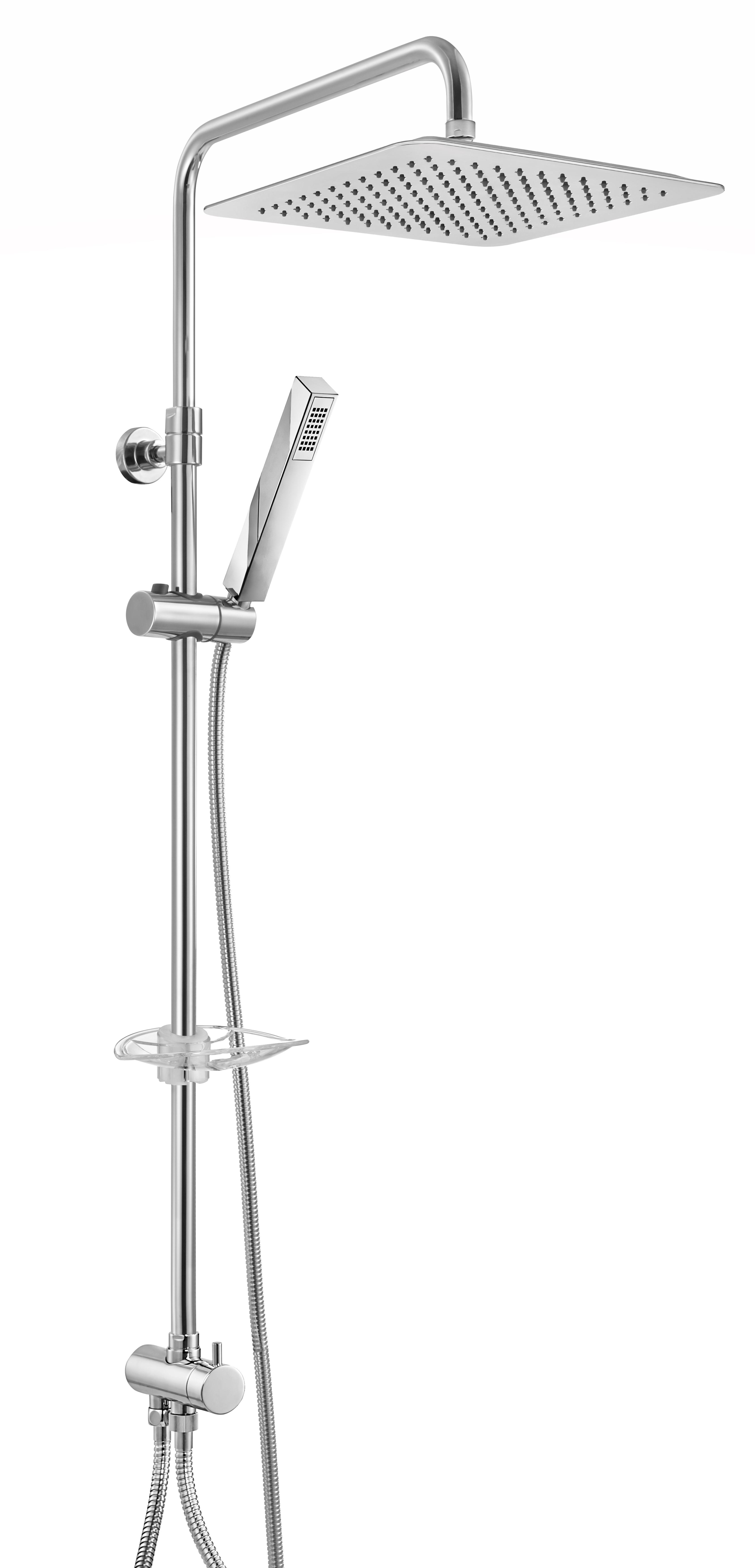 ECA Life Teleskobik Kolonlu Banyo Tepe Duş Sistemi 30x30 102158079