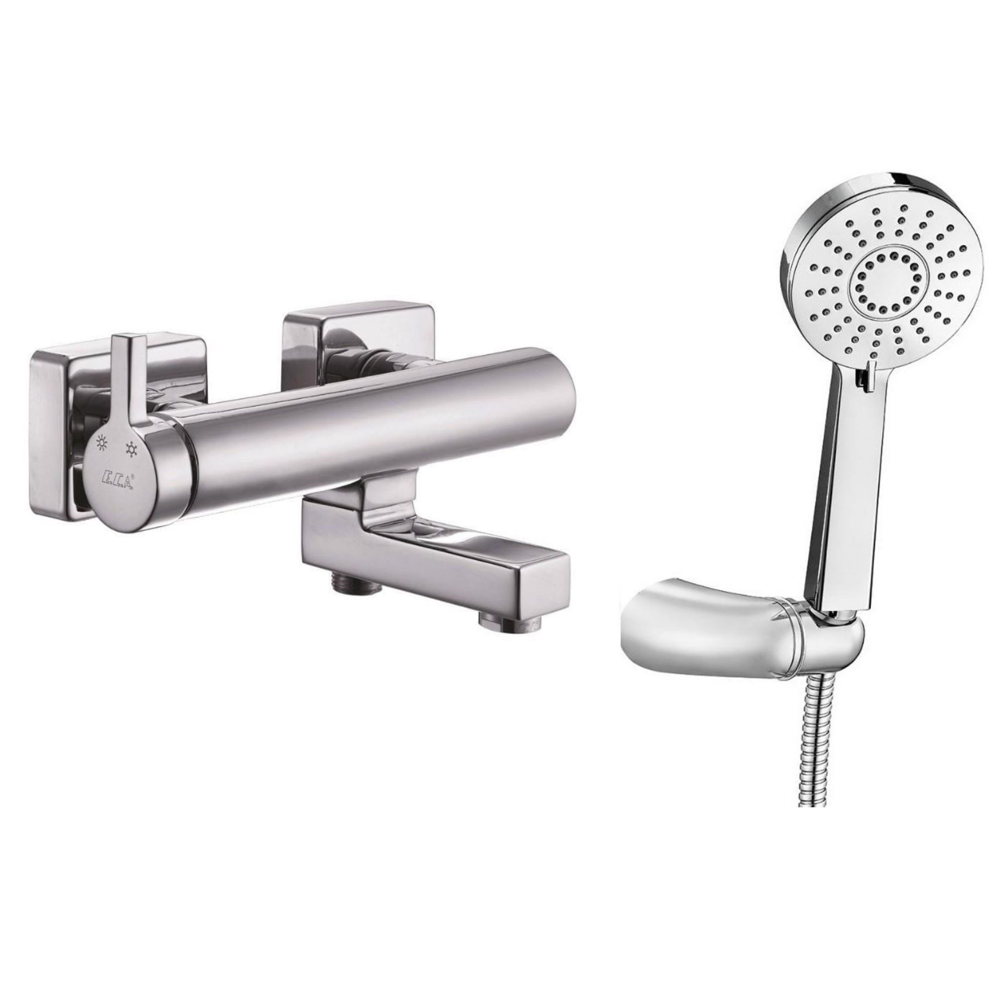 ECA Mina Banyo Bataryası +ECA Fırat Mafsallı Duş Seti Banyo Üst Takımı