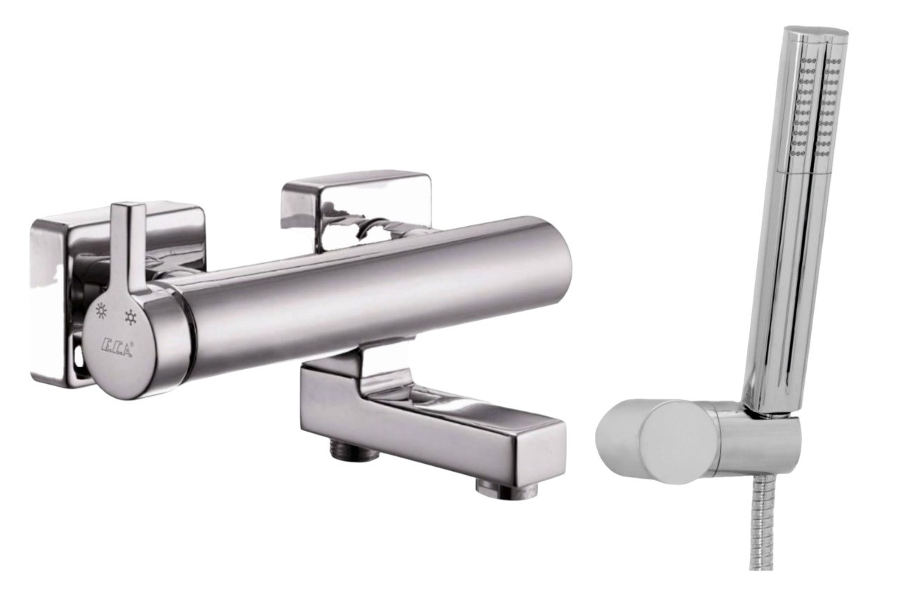 ECA Mina Banyo Bataryası +ECA Minimal Mafsallı Duş Seti Banyo Üst Takımı