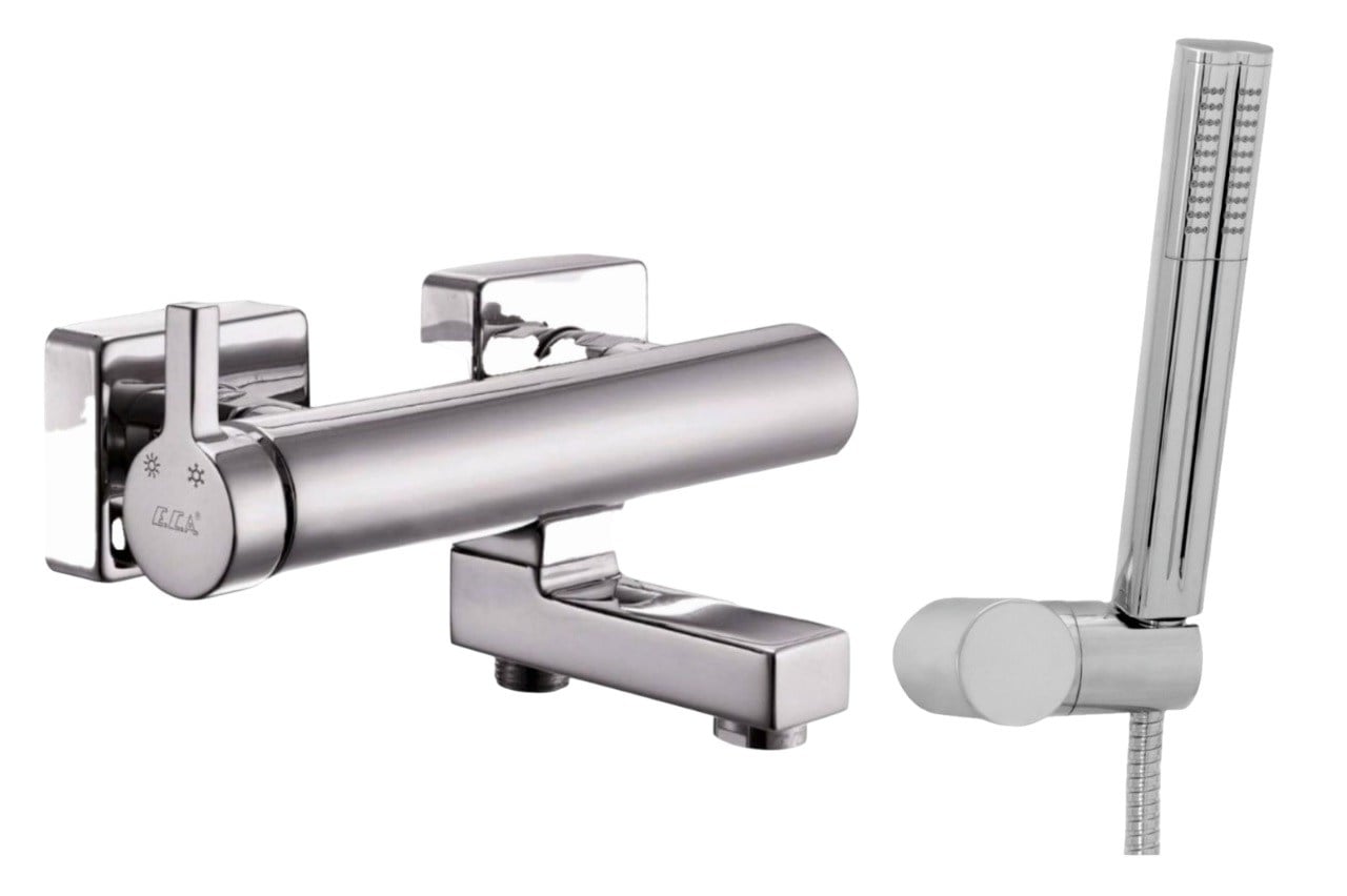ECA Mina Banyo Bataryası +ECA Minimal Mafsallı Duş Seti Banyo Üst Takımı