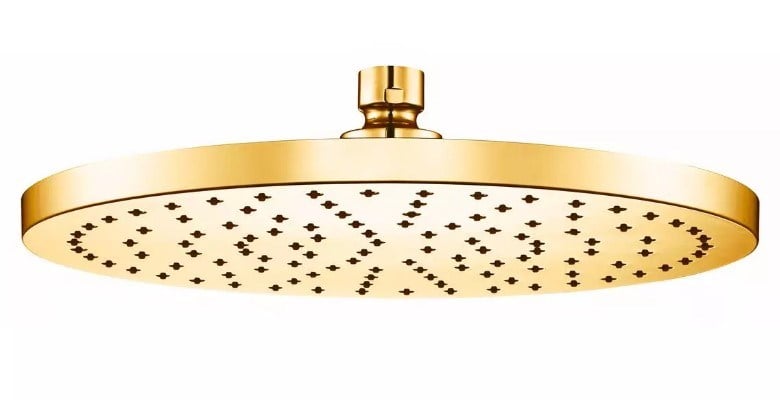 ECA Myra Banyo Yuvarlak Duş Başlığı 25x25 Altın Renkli 102145030A1