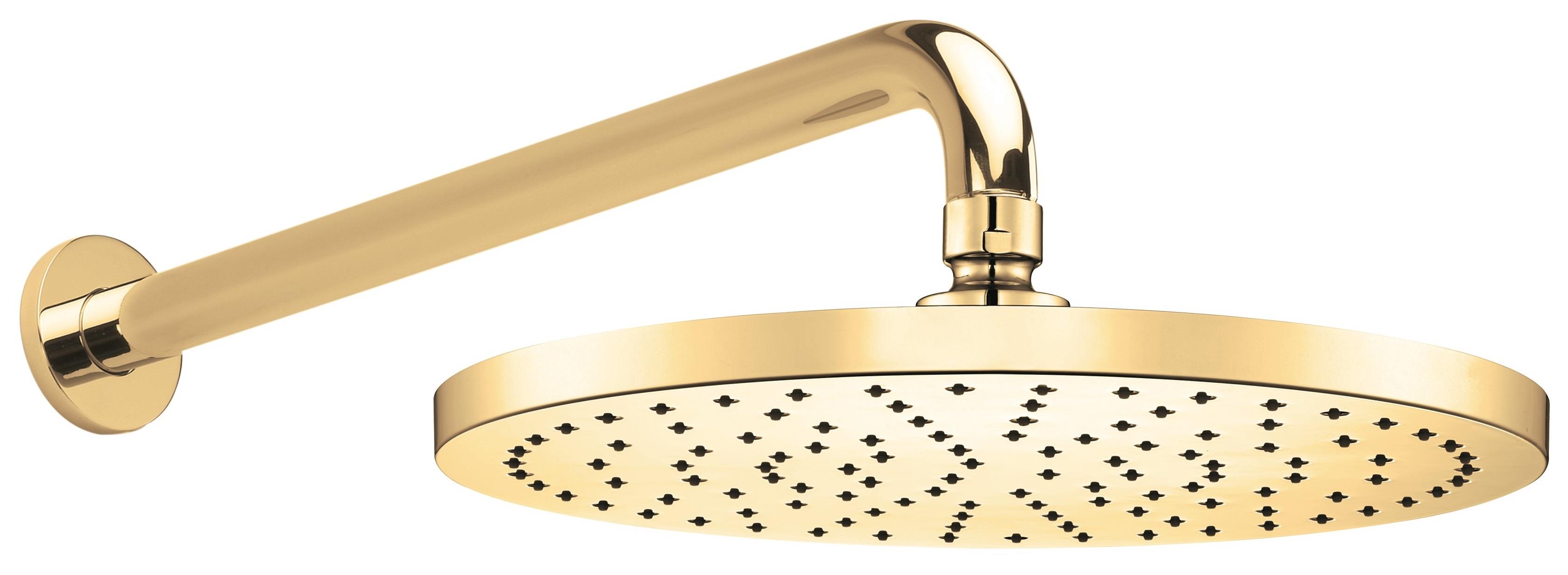 ECA Myra Banyo Yuvarlak Duvardan Duş Başlığı 25x25 Altın Renkli 102845034