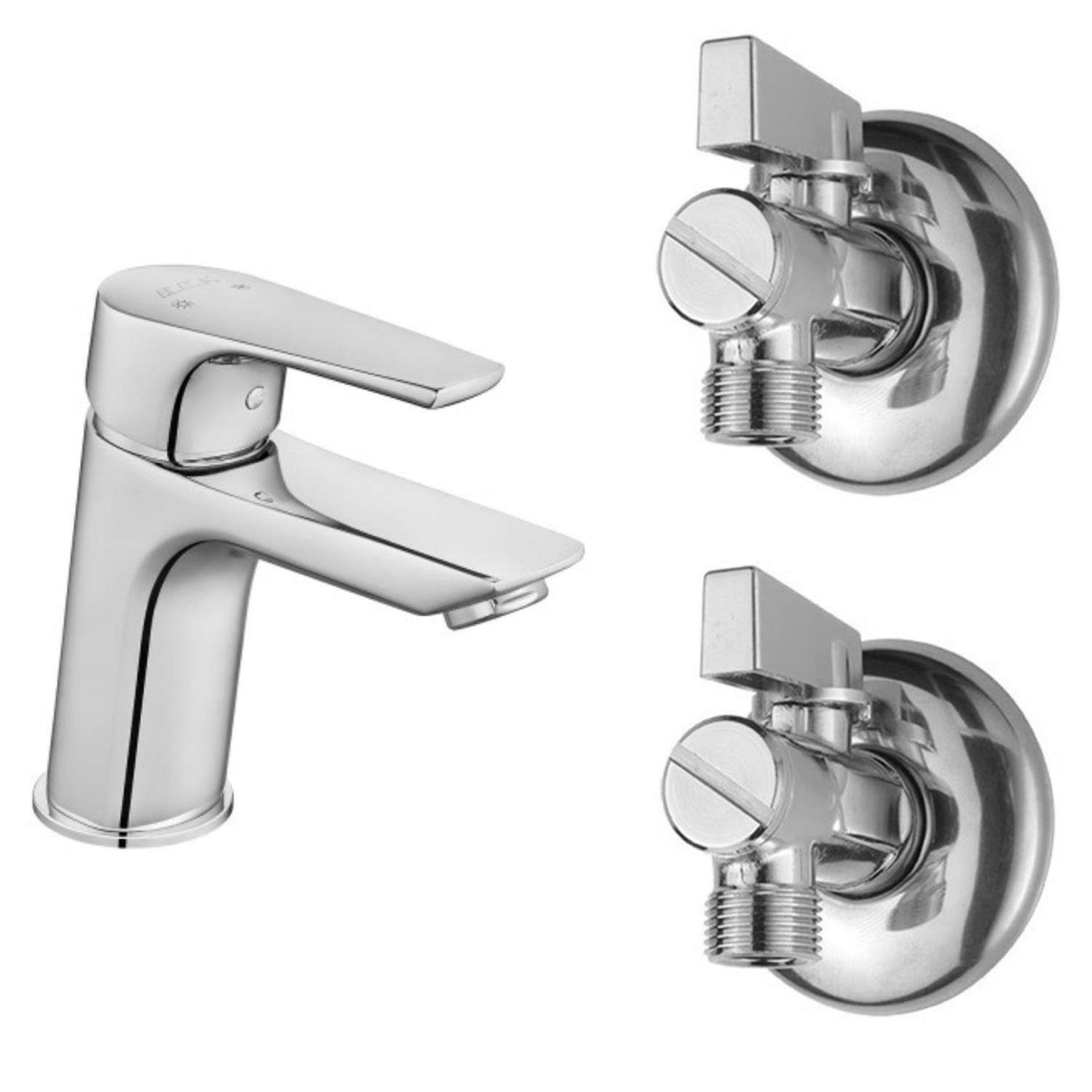ECA Niobe Lavabo Bataryası 053+2Adet TEMA Filtreli Ara Musluk