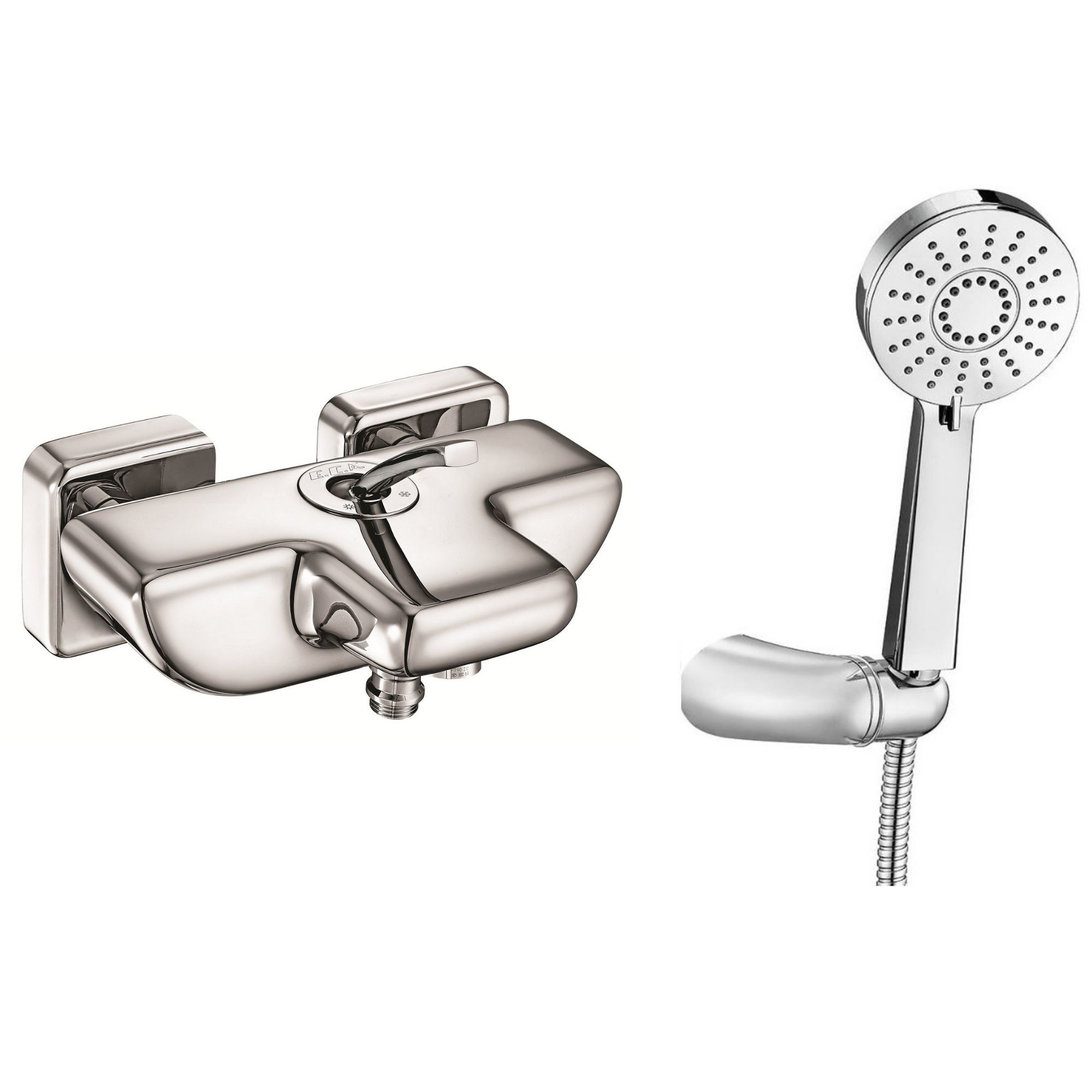ECA Novita Banyo Bataryası + ECA Fırat Mafsallı Duş Seti Banyo Üst Takımı