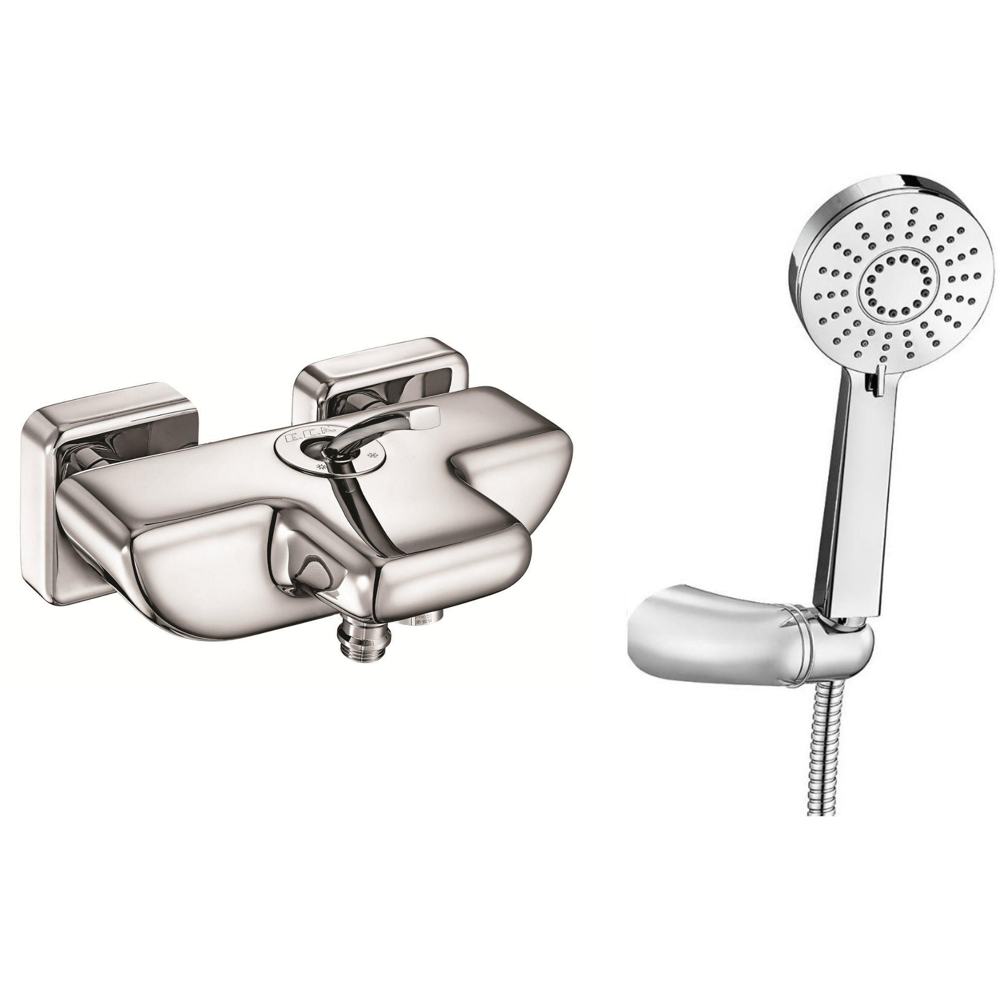 ECA Novita Banyo Bataryası + ECA Fırat Mafsallı Duş Seti Banyo Üst Takımı