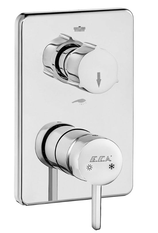 ECA Purity Ankastre Banyo Bataryası Sıva Üstü 2 Yollu 102167202H-KDE
