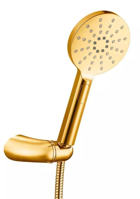 ECA Purity Plus Mafsallı Duş Seti Banyo Üst Takımı Altın Renkli 102117401A1