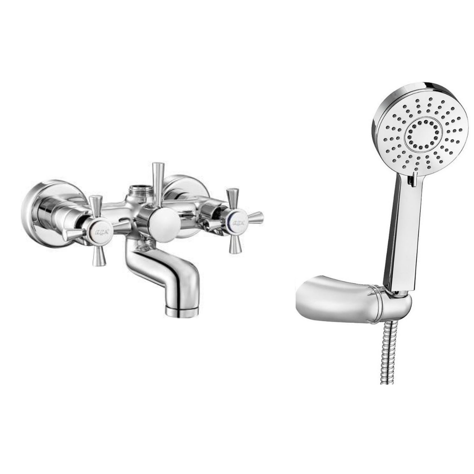 ECA Quadrille Banyo Bataryası + ECA Fırat Mafsallı Duş Seti Banyo Üst Takımı