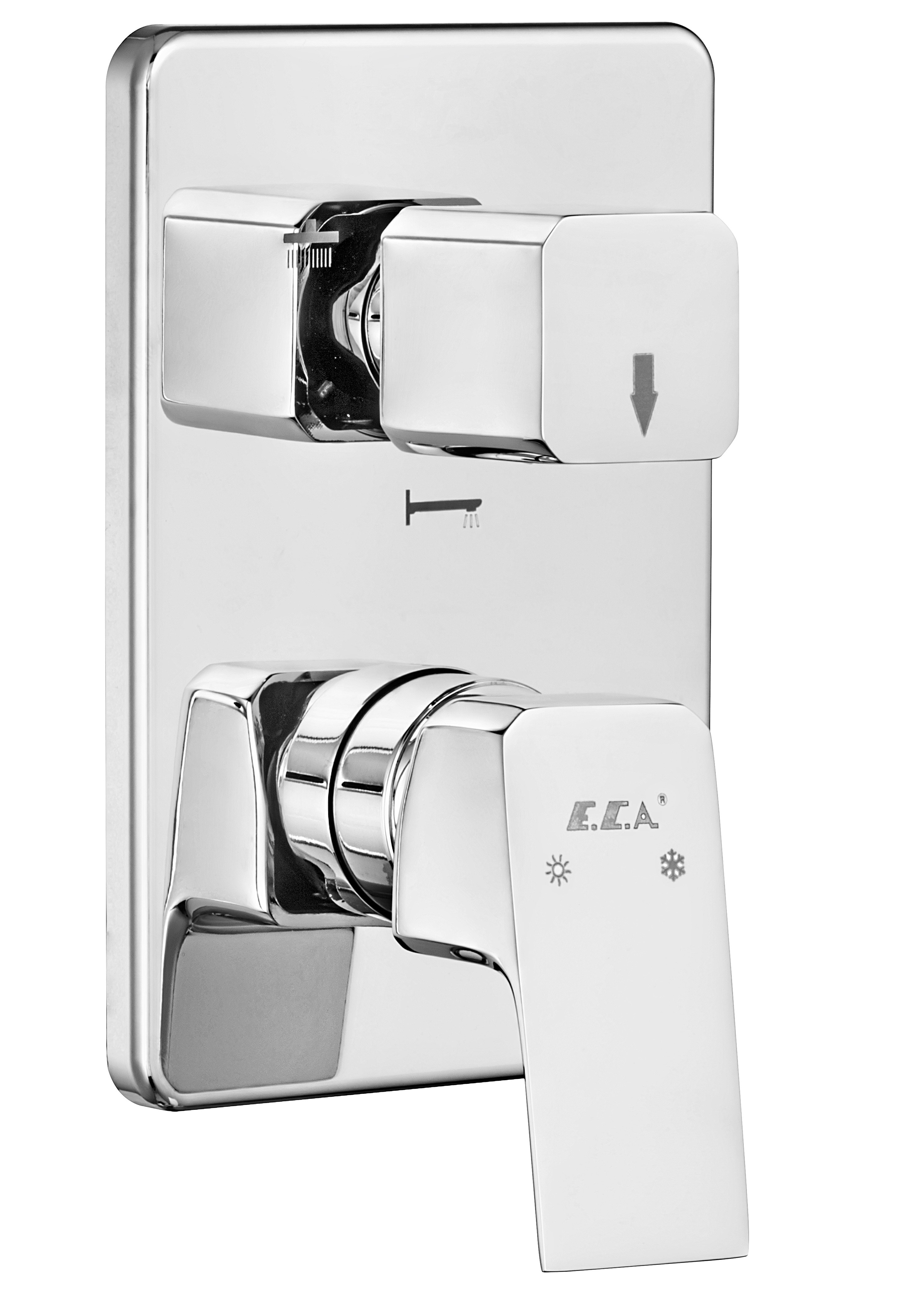 ECA Tiera Ankastre Banyo Bataryası Sıva Üstü 3 Yollu 102167305-K