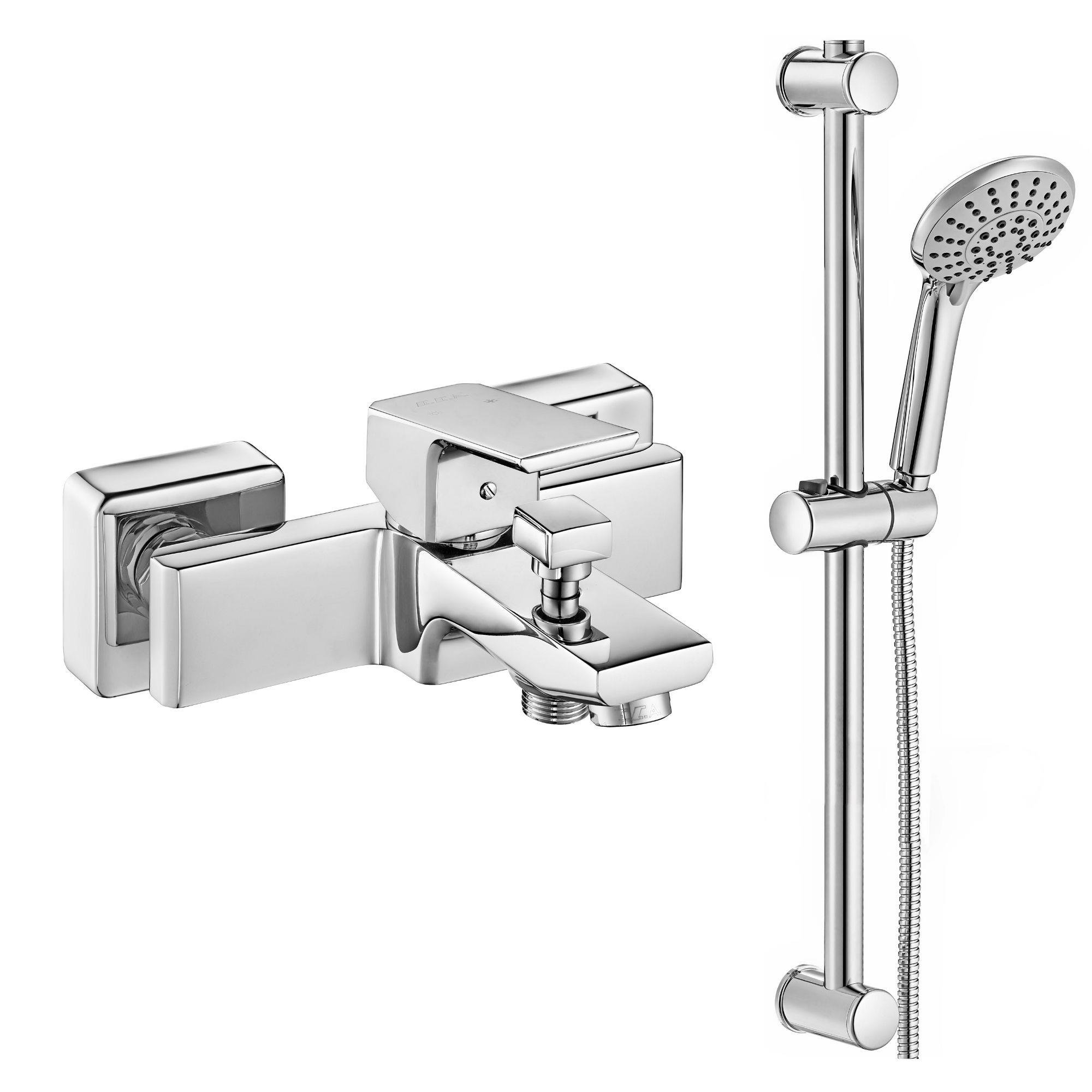 ECA Tiera Banyo Bataryası + ECA Logica Sürgülü Duş Seti Üst Takımı