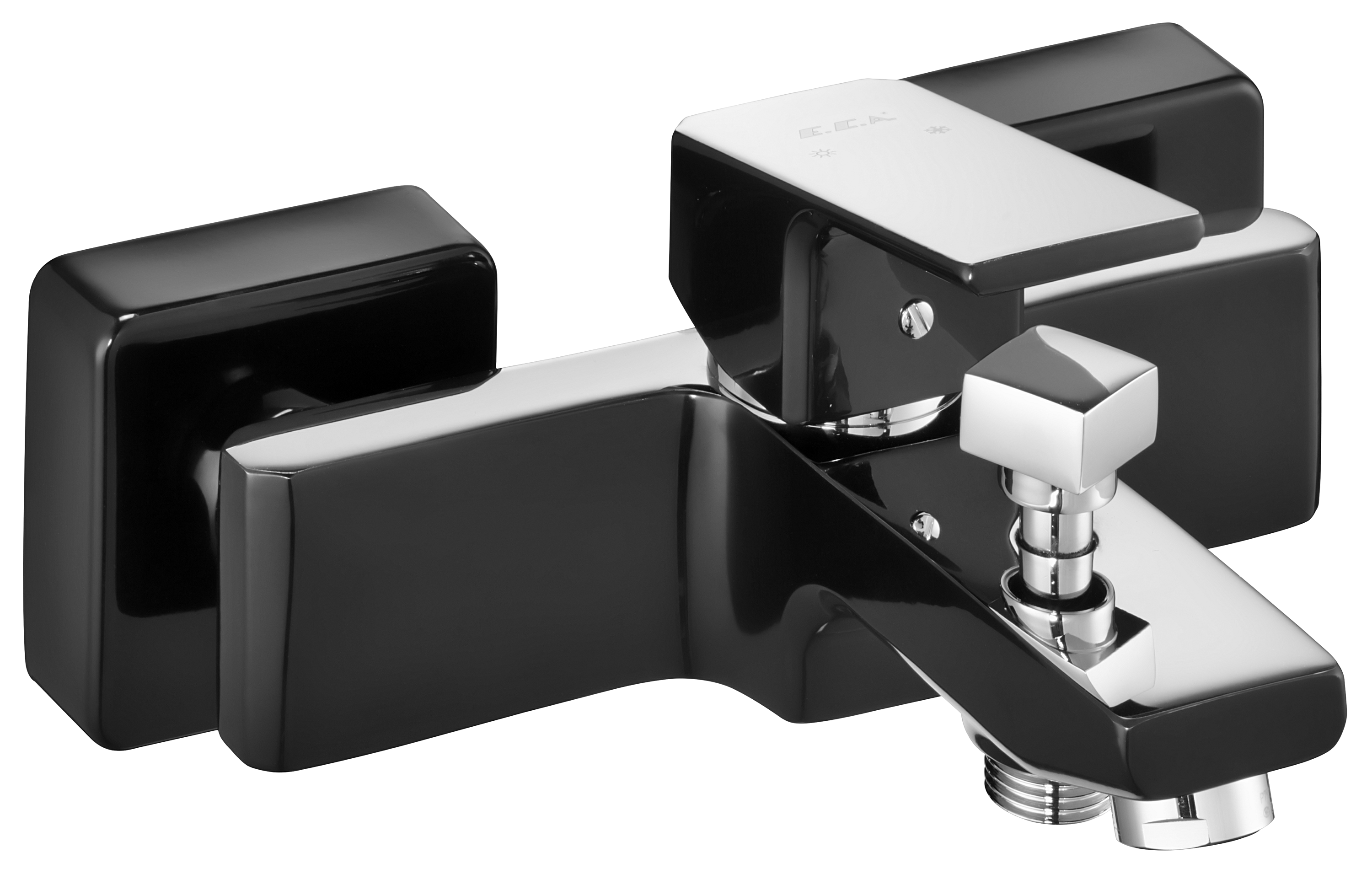 ECA Tiera Banyo Bataryası Krom Siyah Renkli 103502469