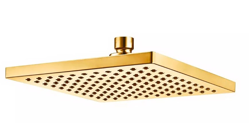 ECA Tiera Banyo Kare Duş Başlığı 20x20 Altın Renkli 102145029A1