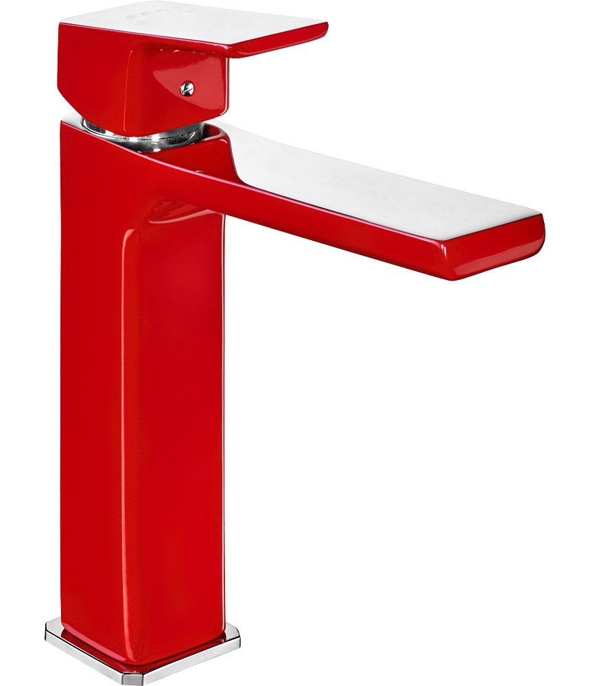 ECA Tiera Orta Boy Tip Lavabo Bataryası Kırmızı Renkli 103388003