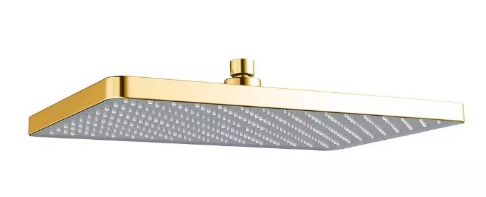 ECA Tiera Plus Banyo Dikdörtgen Duş Başlığı 36x24 Altın Renkli 102145067A1