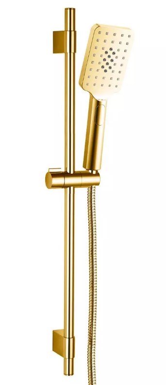 ECA Tiera Plus Banyo Hareketli Sürgülü Duş Seti Üst Takımı Altın Renkli 102146092A1