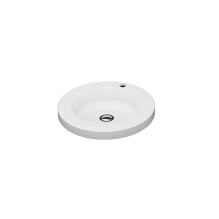 İDEVİT Trio Tezgah Üstü Daire Lavabo (48X48)