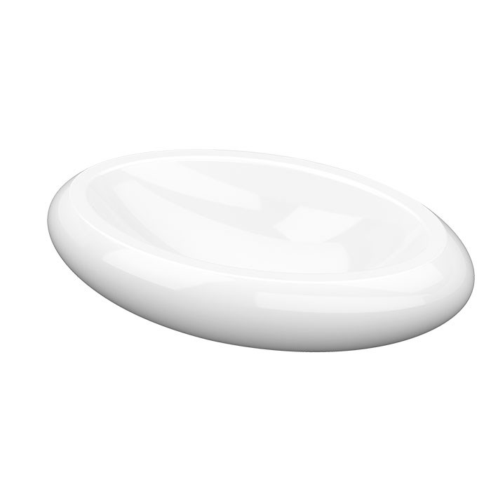 İdevit Ufo Tezgah Üstü Elips Lavabo (49x60) 3001-0605