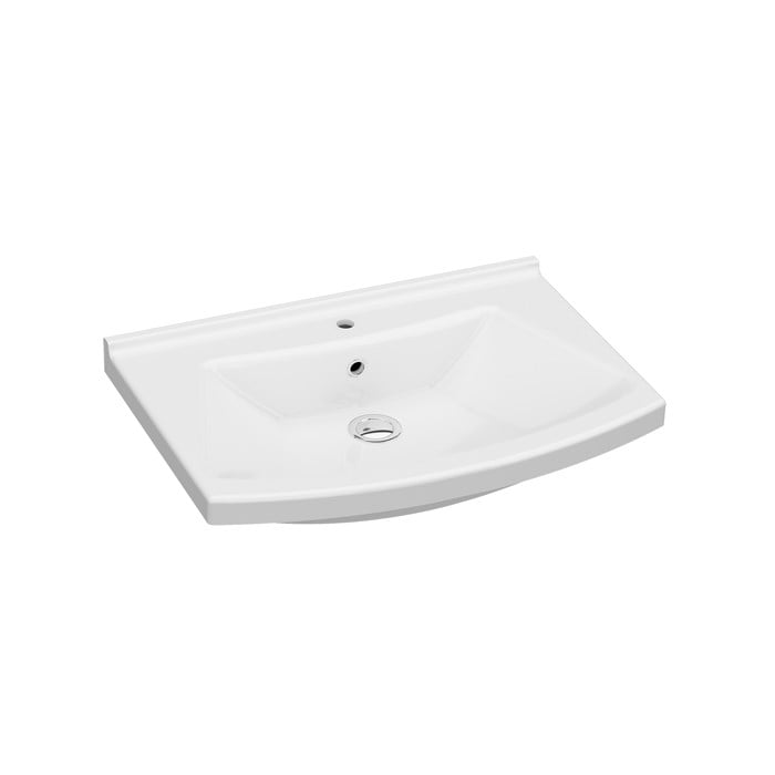 İDEVİT Vega 75CM Hilton Dolap Uyumlu Etejerli Lavabo 5 Yıl Garanti