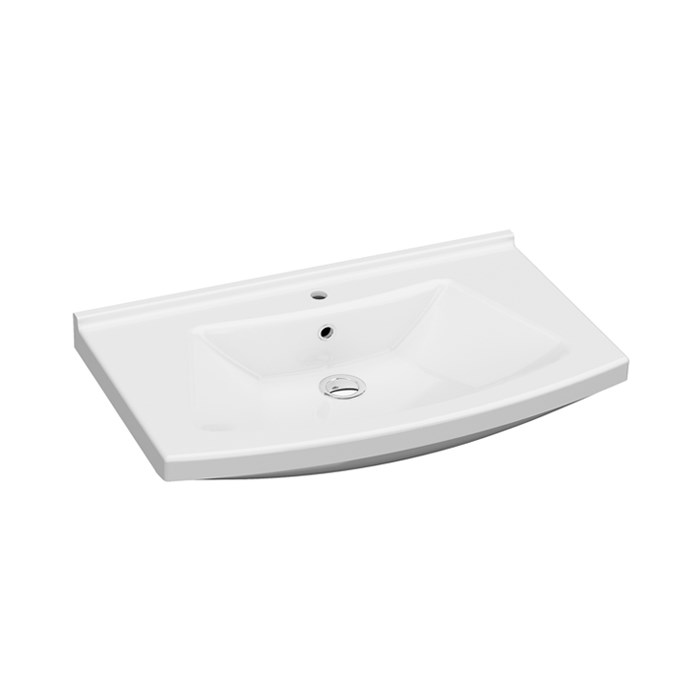 İDEVİT Vega 80CM Hilton Dolap Uyumlu Etejerli Lavabo 5 Yıl Garanti
