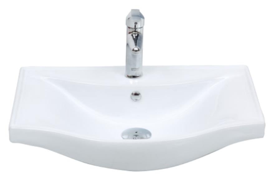 Mega Lapis 65 Cm Hilton Dolap Uyumlu Etejerli Lavabo 