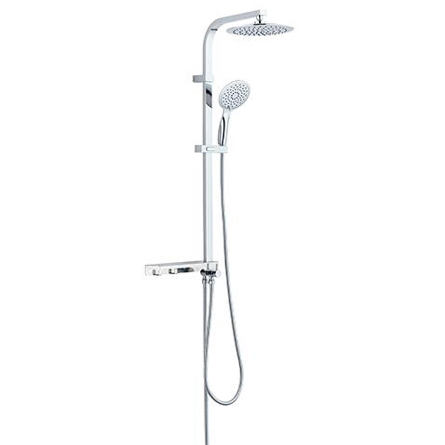 PASİF TEMA Hill Slim İnce Paslanmaz Banyo Tepe Duş Seti Takımı 53130