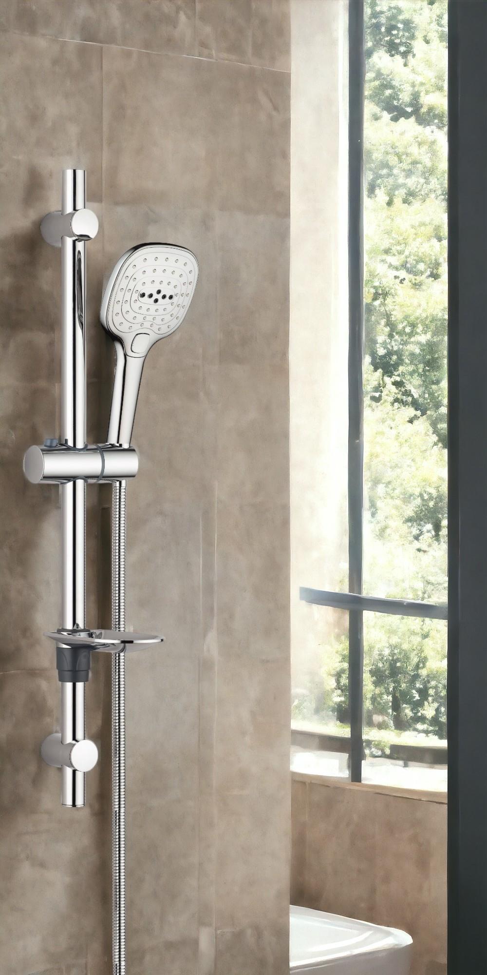 T-MAY Ayvacık Oval Borulu Hareketli Sürgülü Duş Seti Üst Takımı