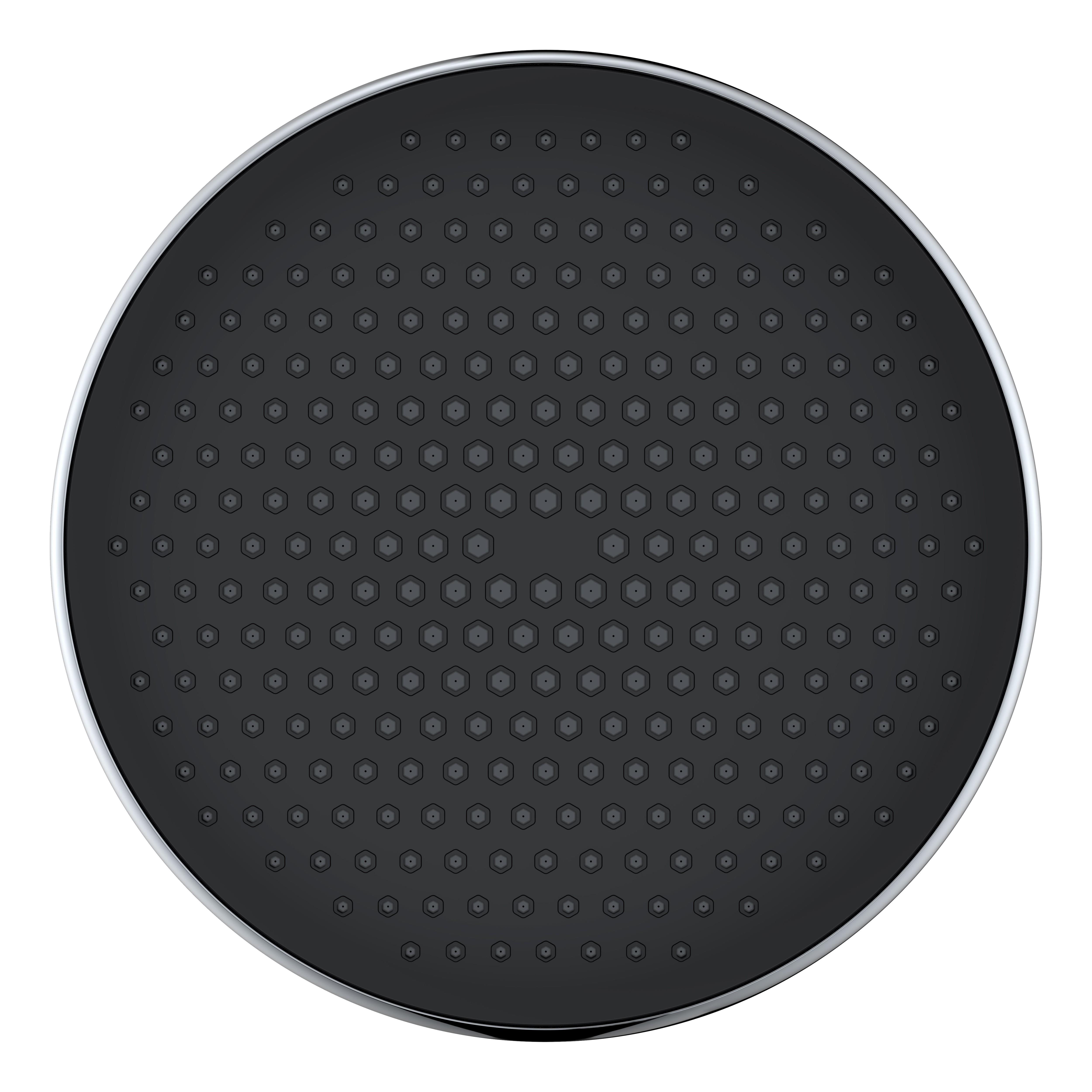 T-MAY Halıtlı  Yuvarlak Tepe Duş Seti Başlığı Tasarruflu 