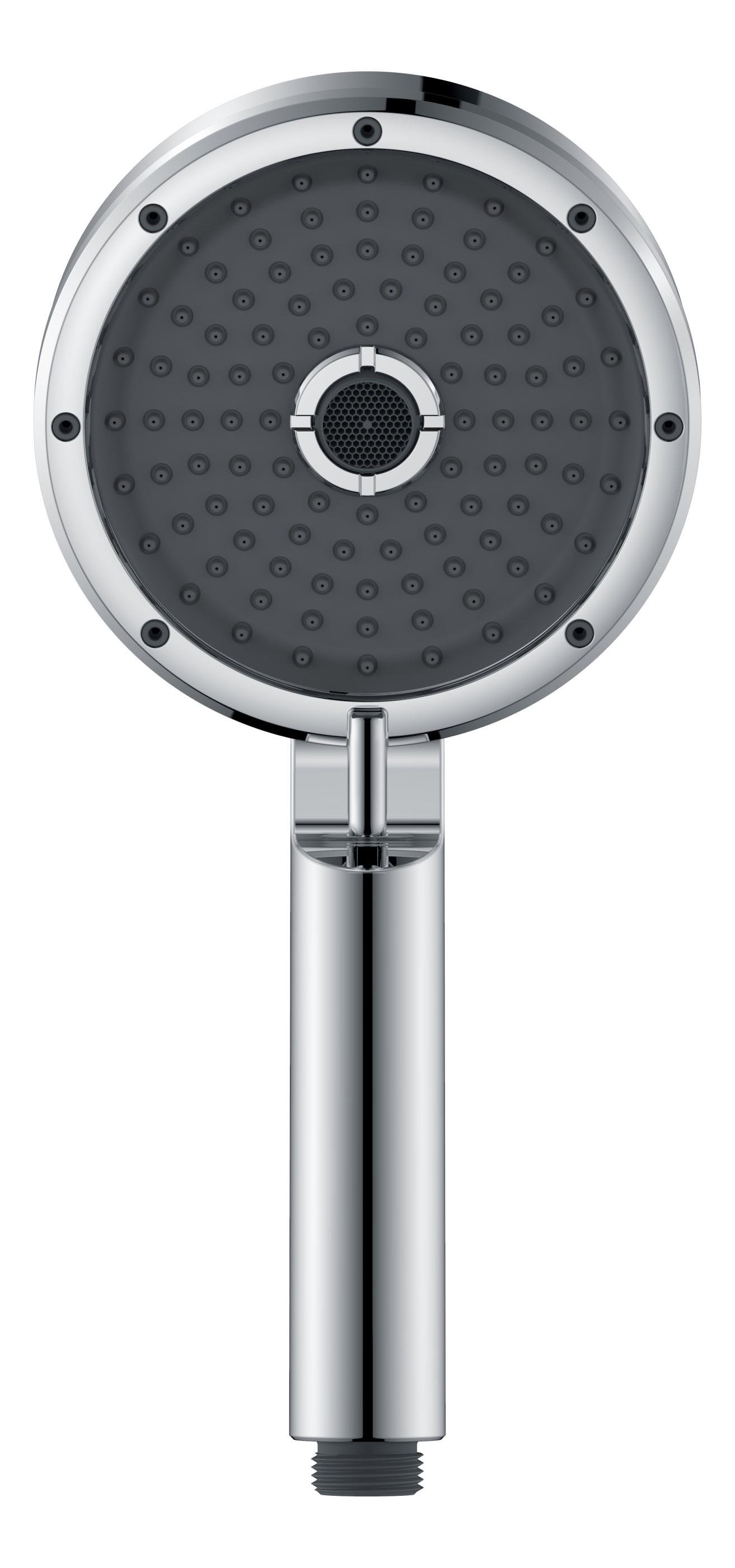 T-MAY Kağan Yuvarlak El Duş Seti Başlığı 3Fonksiyonlu 