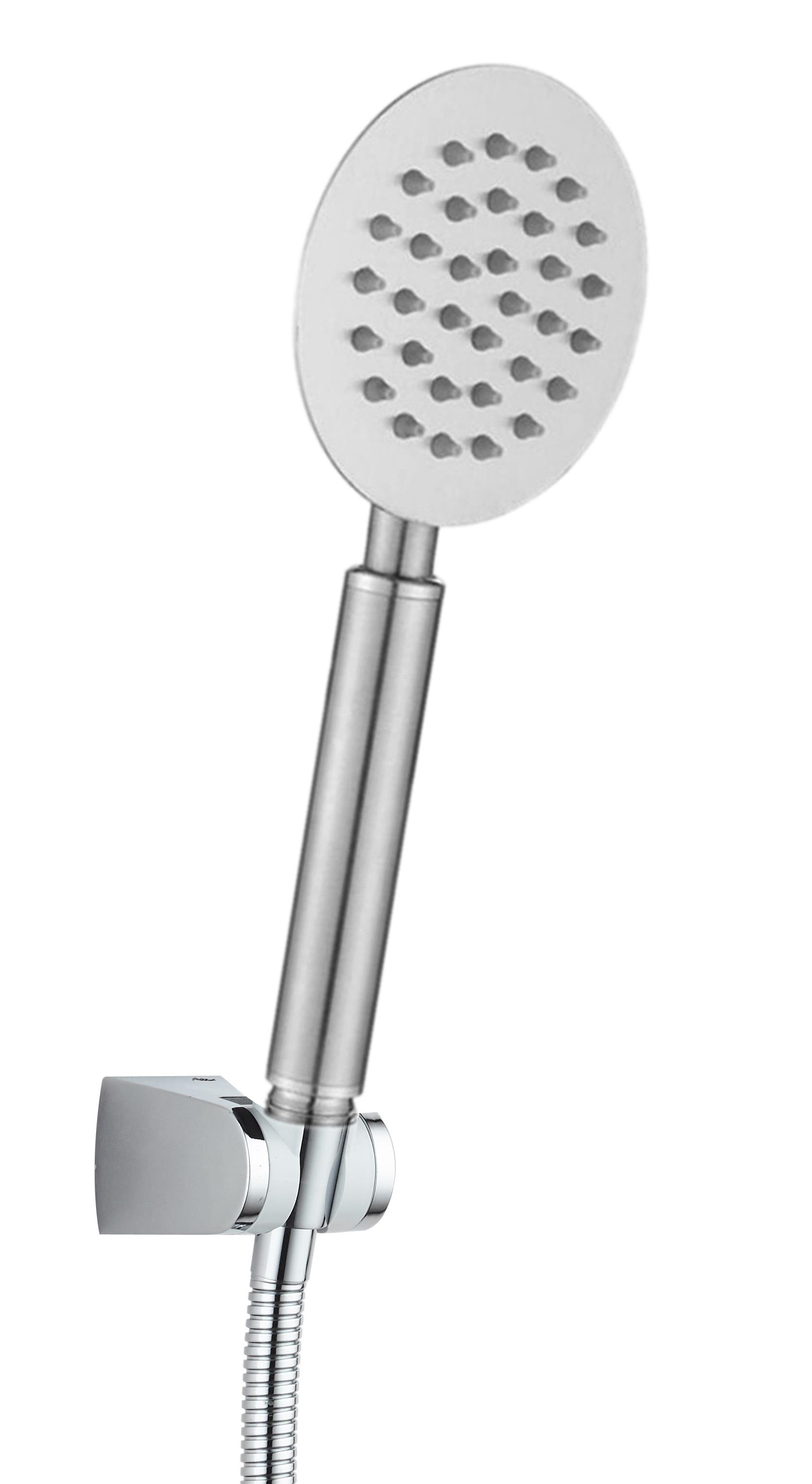 T-MAY Sardes Mat İnox Eko Mafsallı Duş Seti Üst Takımı