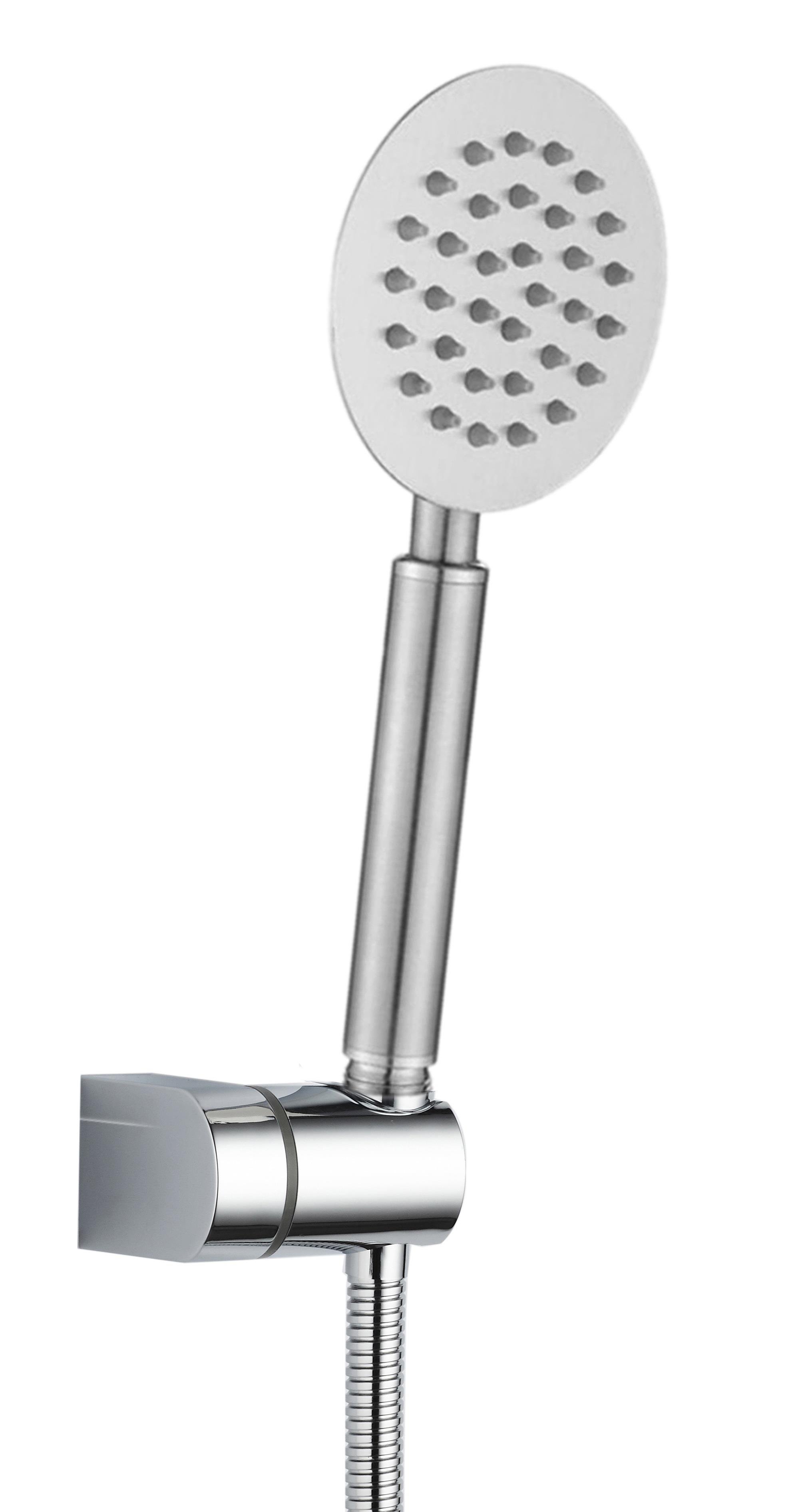 T-MAY Sardes Mat İnox Lüks Mafsallı Duş Seti Üst Takımı