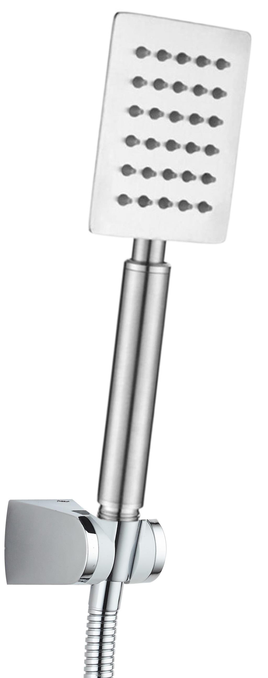 T-MAY Sart Mat İnox Eko Mafsallı Duş Seti Üst Takımı