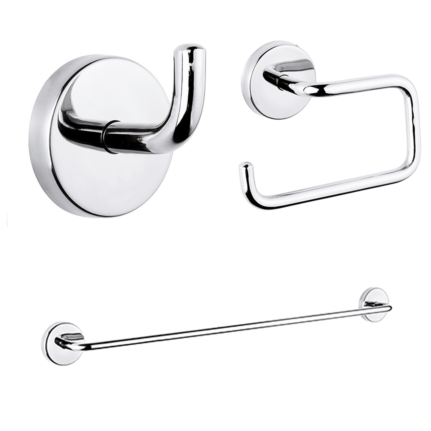 Tema Banyo Tenox 3'lü Aksesuar Seti+Uzun Havluluk+Askılık+Kağıtlık