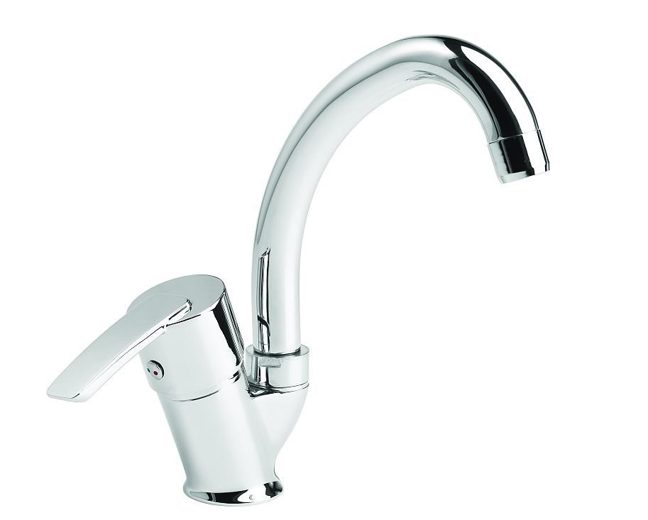Trio Dicle Max  Kuğu Borulu Eviye / Lavabo Bataryası T32301 5 Yıl Garantili