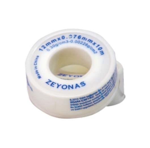 Zeyonas Teflon Bant 12mm x 0.076mm x 10m