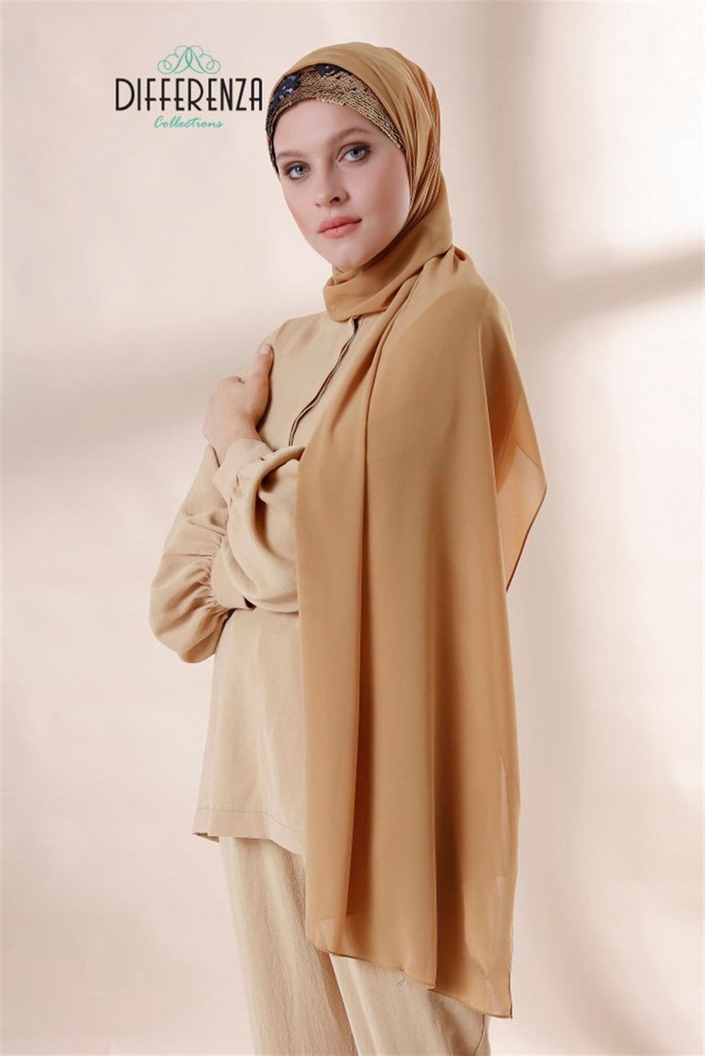 ÇİFTYÖN PAYET ŞAL-Hardaldore