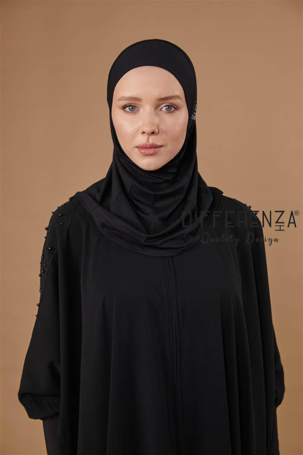 Düz Hologram Bone-Siyah