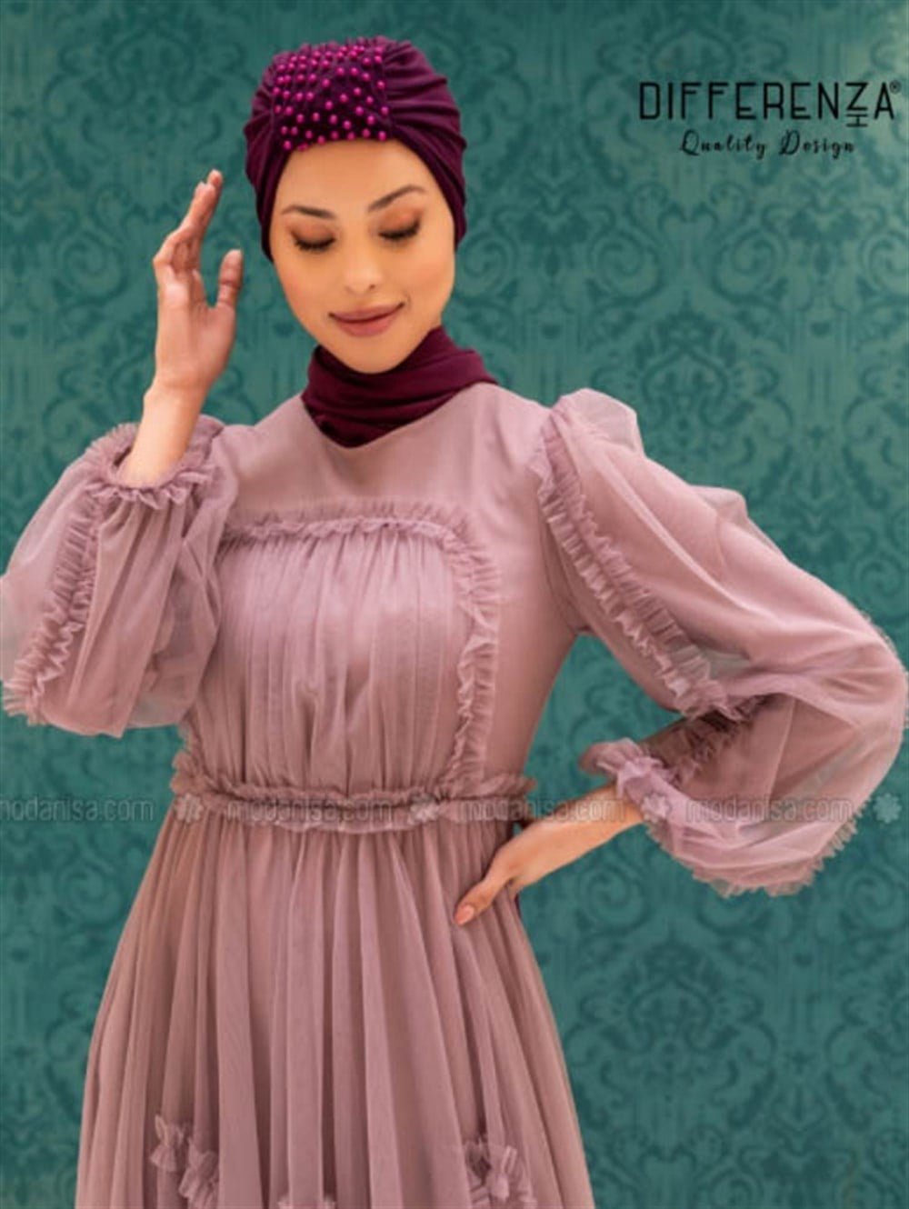 İncili Sandy Bone-Mürdüm