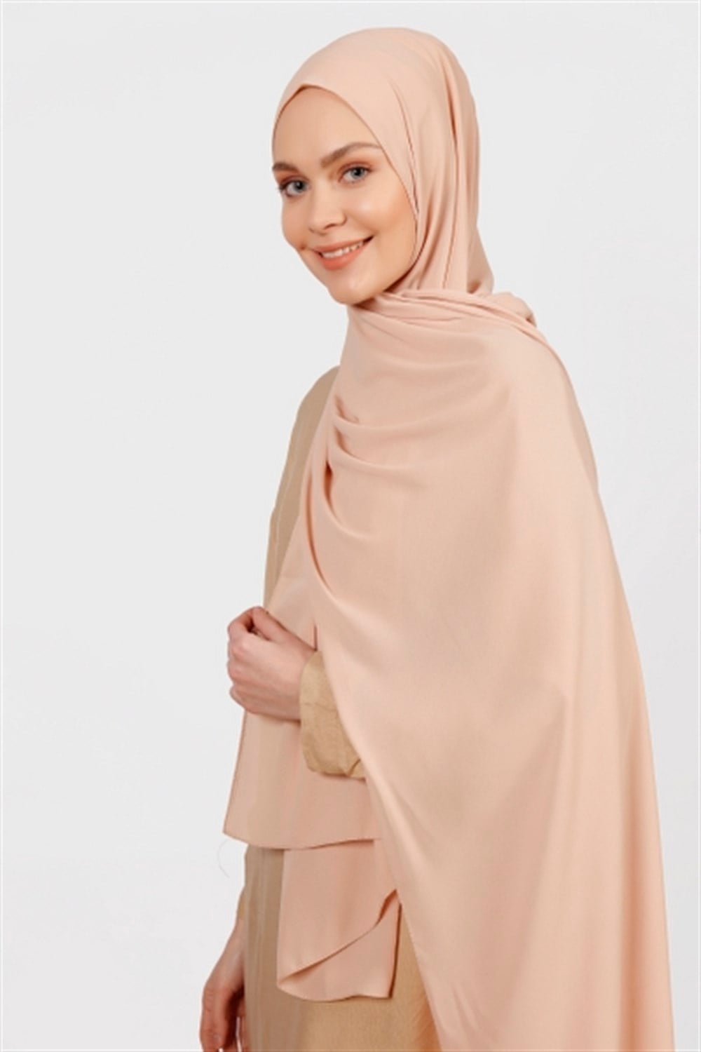 Krep Şal - Soft Bej