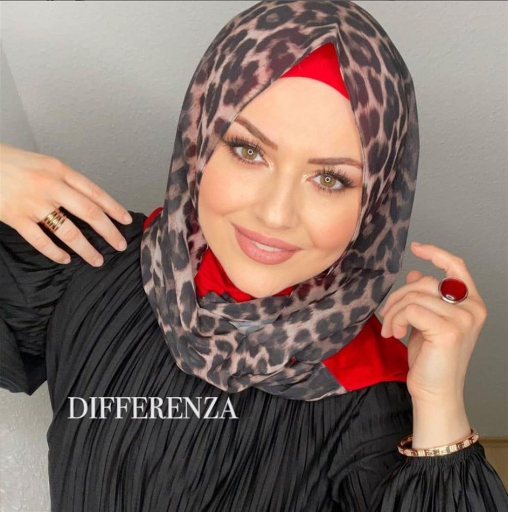 Nirvana Boneli Şal-Leopar Kırmızı