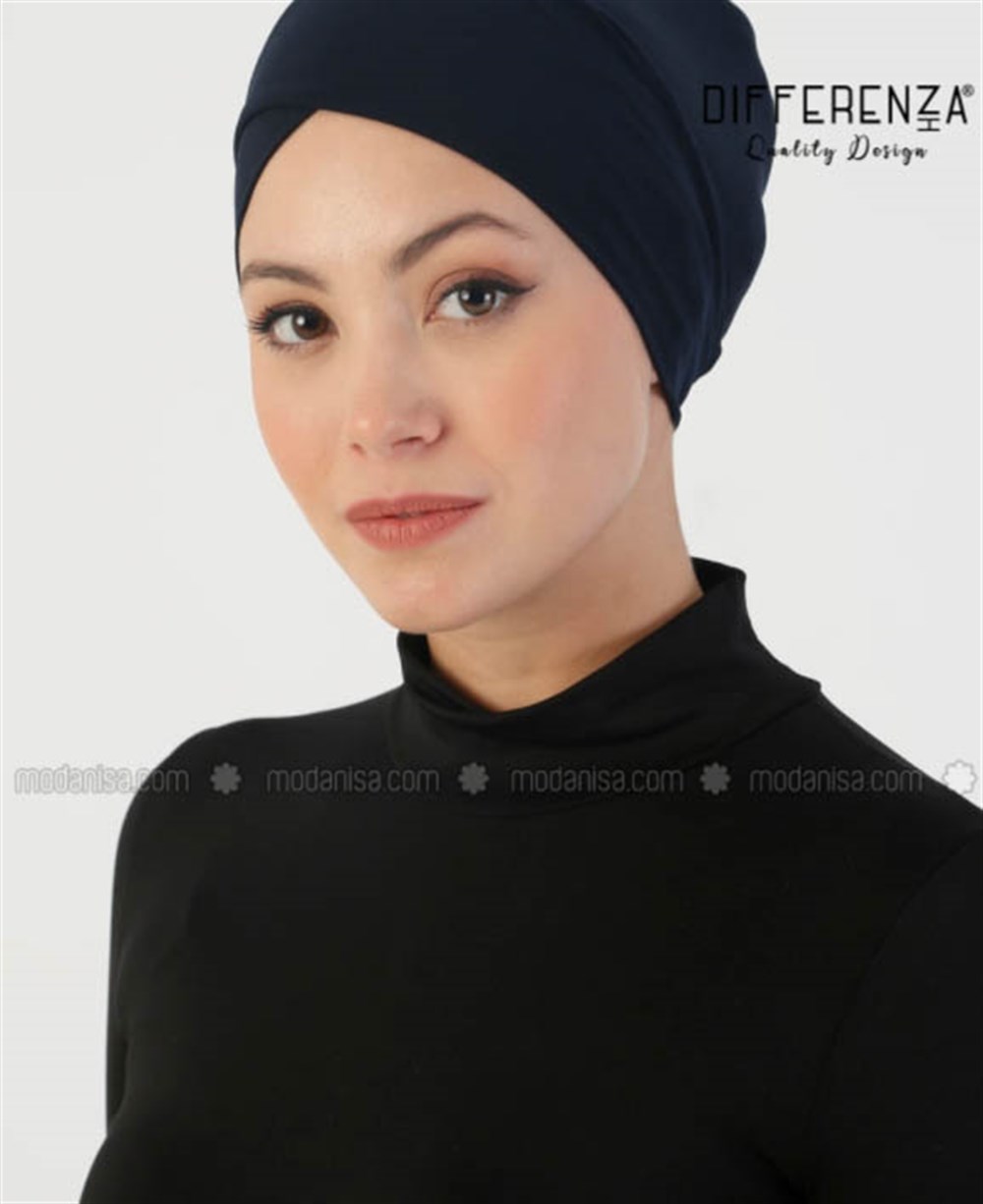 Sandy Çapraz Lux Bone-Lacivert